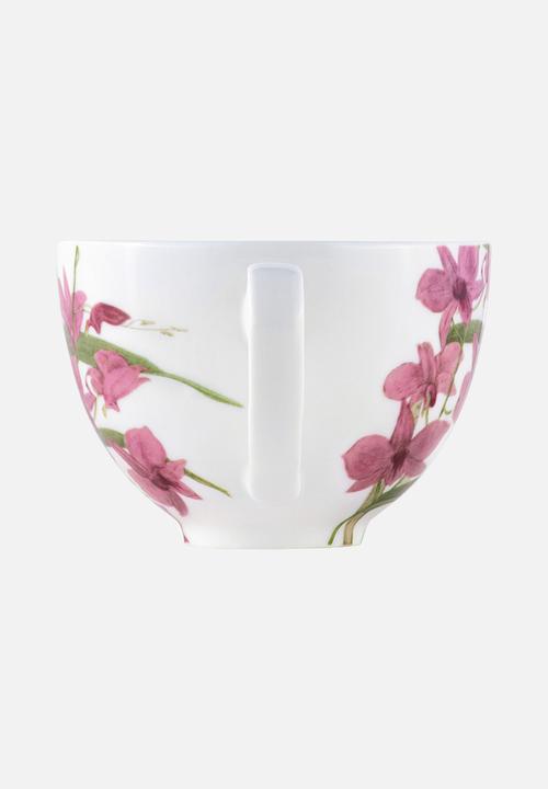 Maxwell & Williams - Royal botanic gardens cup & saucer - pink