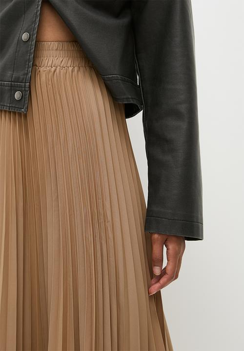 Superbalist - Pleated skirt - tan