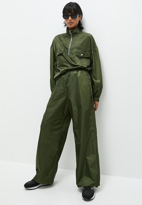 Superbalist - Co-ord water resistant jogger - olive