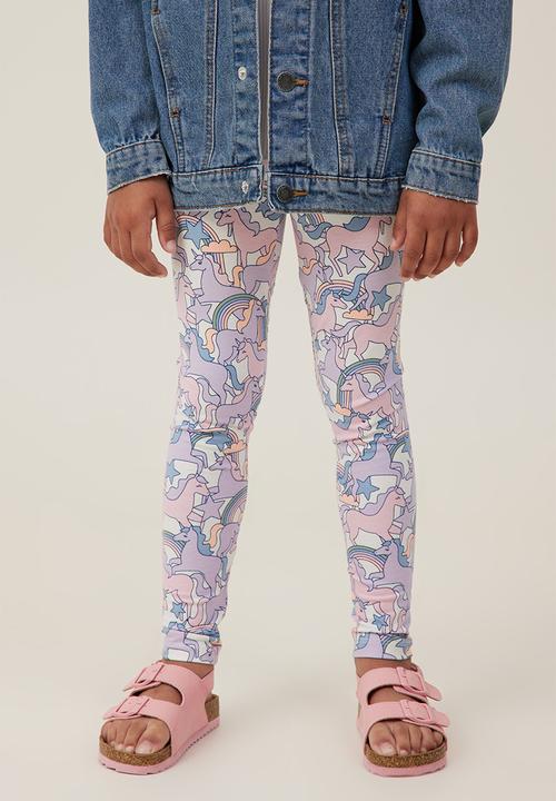 Cotton On - Huggie tights - dark vanilla/unicorns