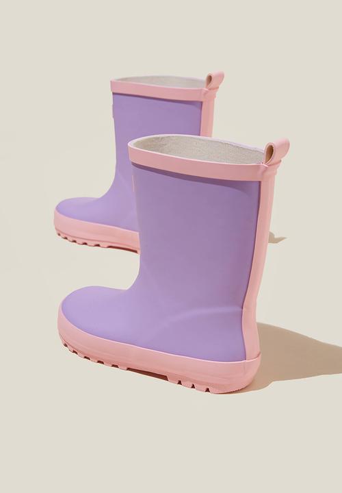 Cotton On - Kids rainboot - blush pink/lilac drop