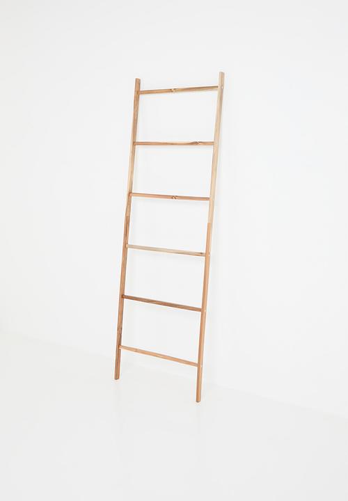 Bathroom Solutions - Acacia leaning towel rack - natural