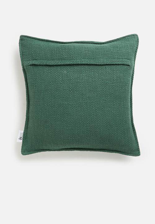 Sixth Floor - Conakry Washed Cushion Cover - Green