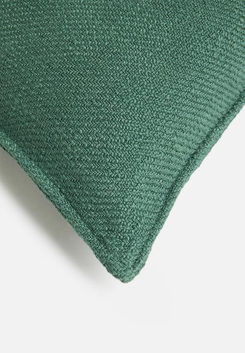 Sixth Floor - Conakry Washed Cushion Cover - Green