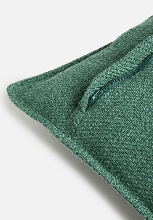 Sixth Floor - Conakry Washed Cushion Cover - Green