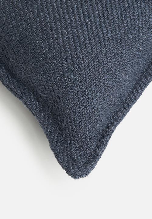 Sixth Floor - Conakry Washed Cushion Cover - Charcoal