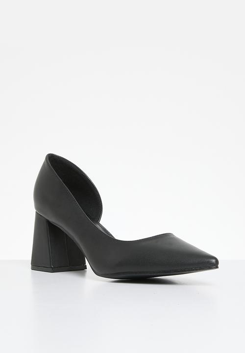 edit - Blair block heel - black