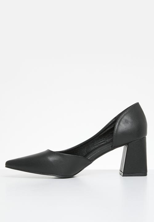 edit - Blair block heel - black