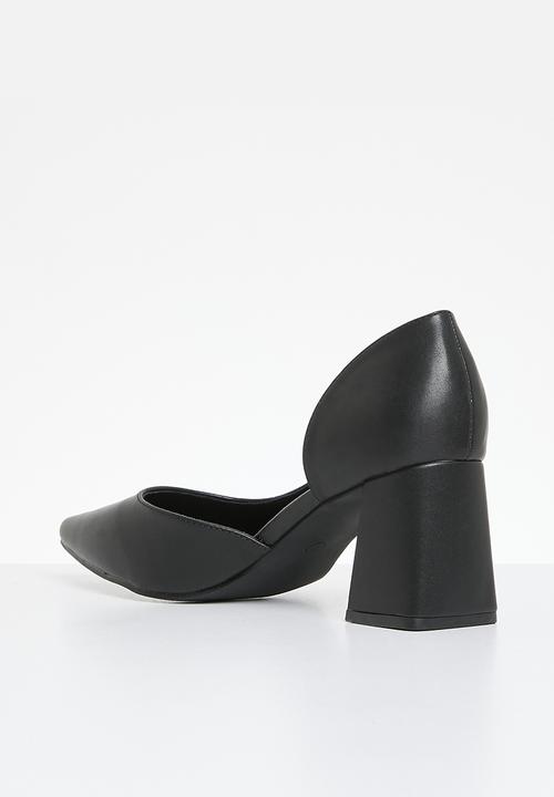edit - Blair block heel - black