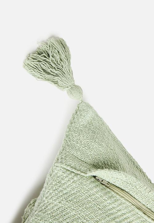 Sixth Floor - Kano cushion cover - green