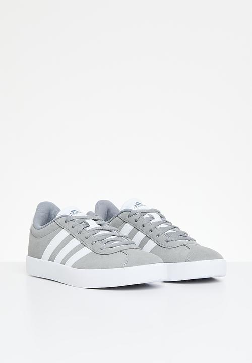 adidas Performance - Vl Court 3.0 K - Grey Three/Ftwr White/Grey Two