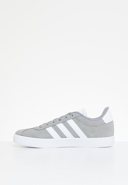 adidas Performance - Vl Court 3.0 K - Grey Three/Ftwr White/Grey Two