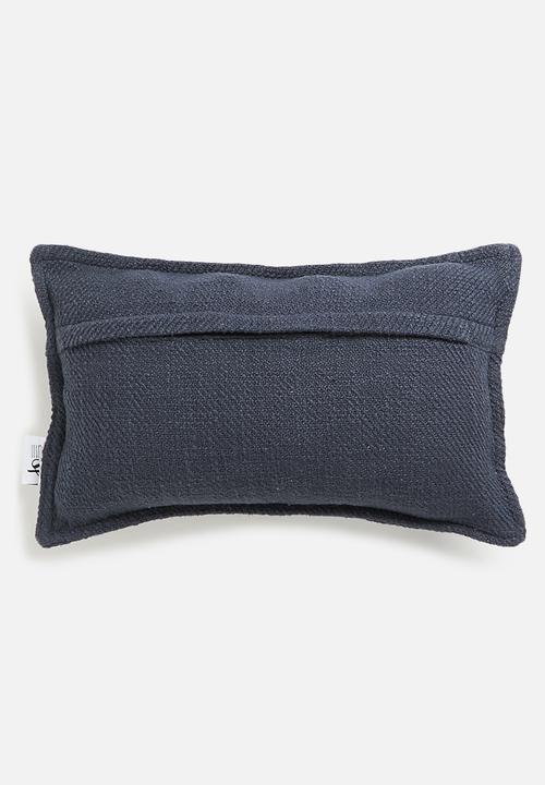 Sixth Floor - Conakry Washed Cushion Cover - Charcoal