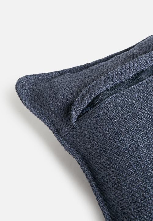 Sixth Floor - Conakry Washed Cushion Cover - Charcoal