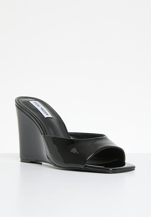 Steve Madden - Evoke-r wedge mule - black