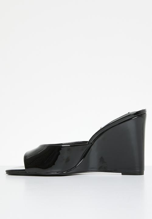 Steve Madden - Evoke-r wedge mule - black