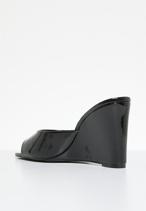 Steve Madden - Evoke-r wedge mule - black