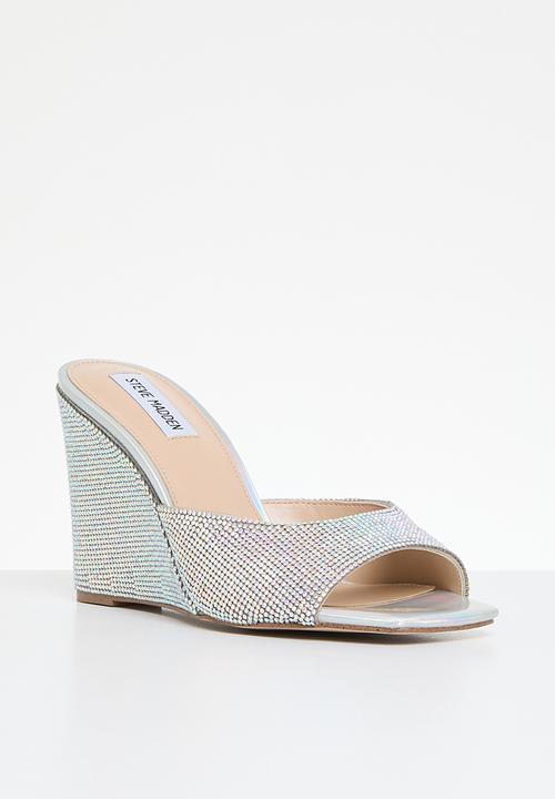 Steve Madden - Evoke-r wedge mule - silver