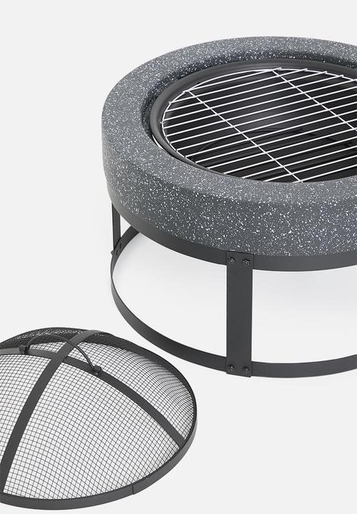 H&S - Nodi fire bowl - Black