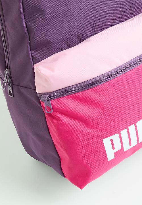 PUMA - Puma phase backpack colorblock - crushed berry-garnet rose-pink lilac