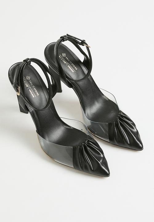 Call It Spring - Lucil ankle strap stiletto - other black
