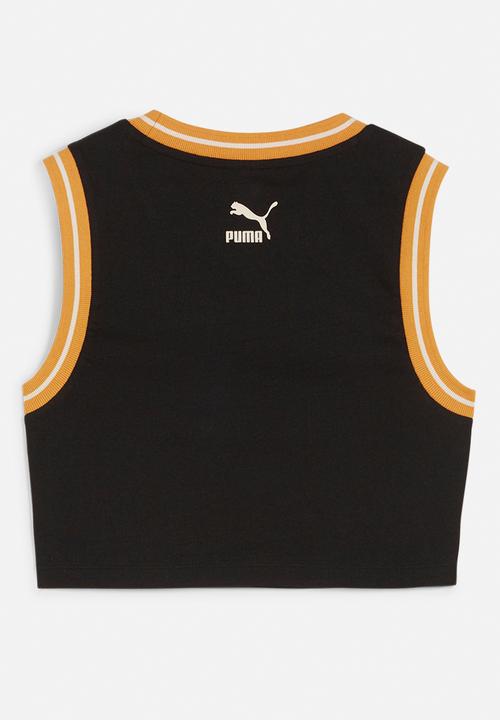 PUMA - Puma Team For The Fanbase Graphic Cropped Tee - Puma Black