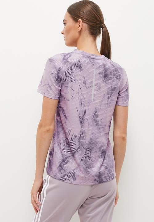adidas Performance - Ultaop Hr Tee - Preloved Fig & Ash Purple