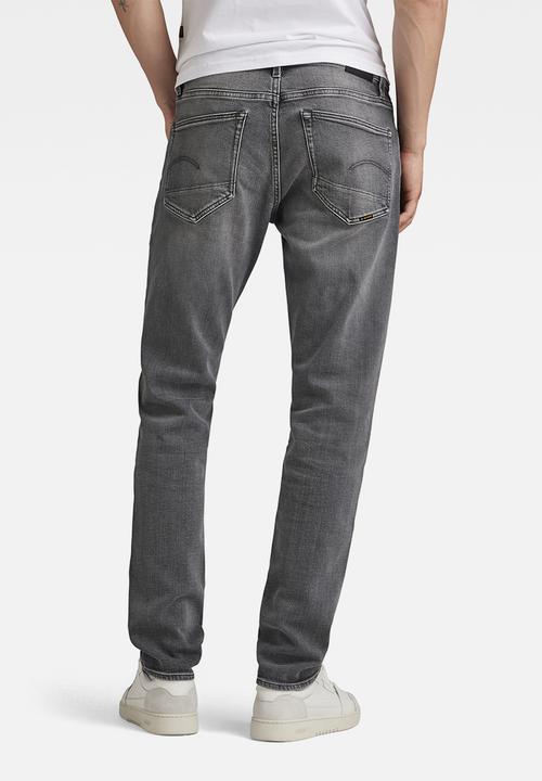 G-STAR - Slim zalam black stretch denim  - faded stargaze grey