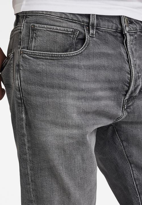 G-STAR - Slim zalam black stretch denim  - faded stargaze grey