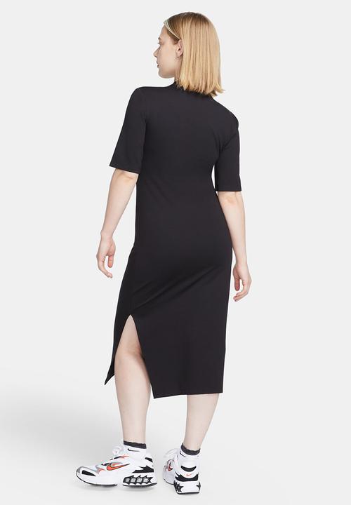 Nike - W Nsw Essntl Midi Dress  - Black/White