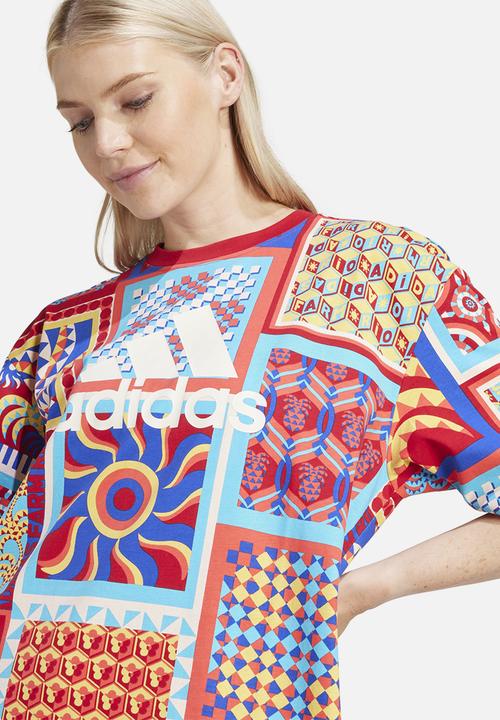 adidas Performance - Farm dress - bold blue/power red
