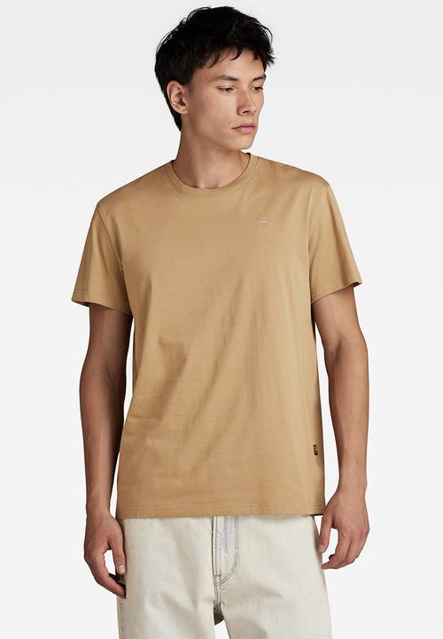 G-STAR - Base-s r t short sleeve compact jersey o  - safari