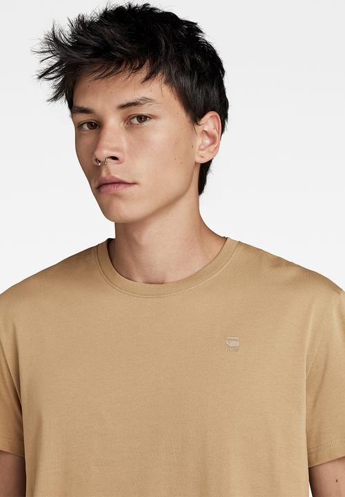 G-STAR - Base-s r t short sleeve compact jersey o  - safari