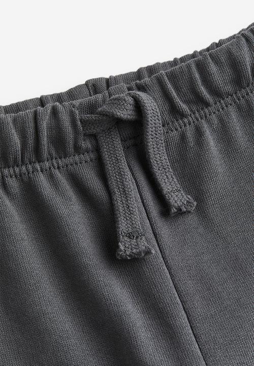 H&M - Cotton joggers - Dark grey White