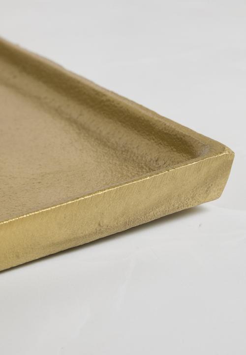 Sixth Floor - Zephyria drinks tray - gold