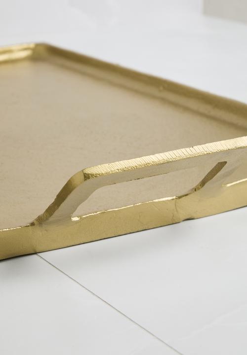 Sixth Floor - Zephyria drinks tray - gold