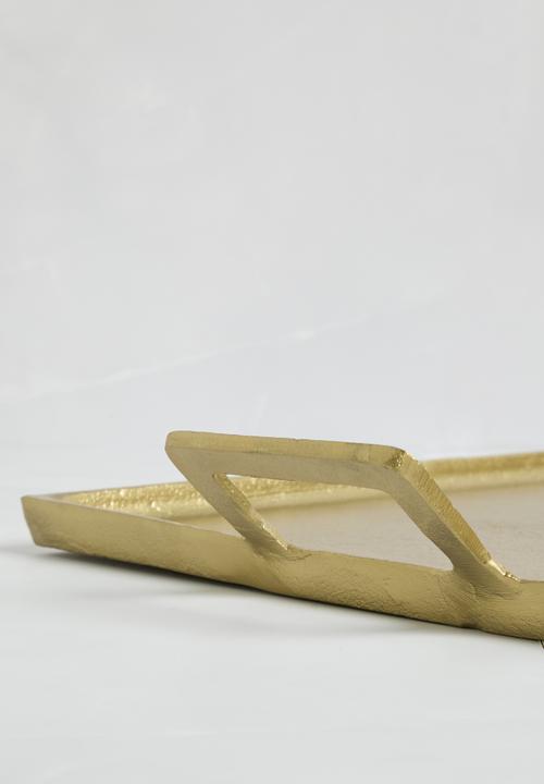 Sixth Floor - Zephyria drinks tray - gold