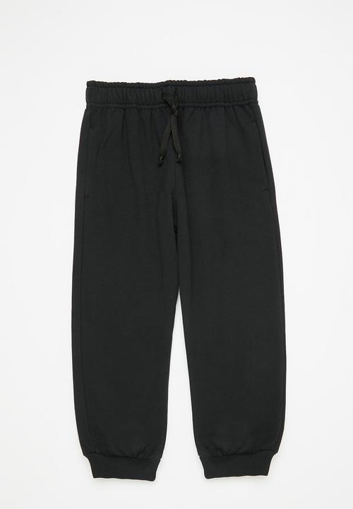 Pop Candy - 2 Pack joggers - black and charcoal