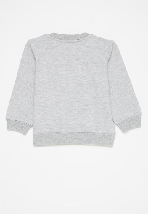 Pop Candy - 2 Pack plain sweatshirt -  navy and grey mel