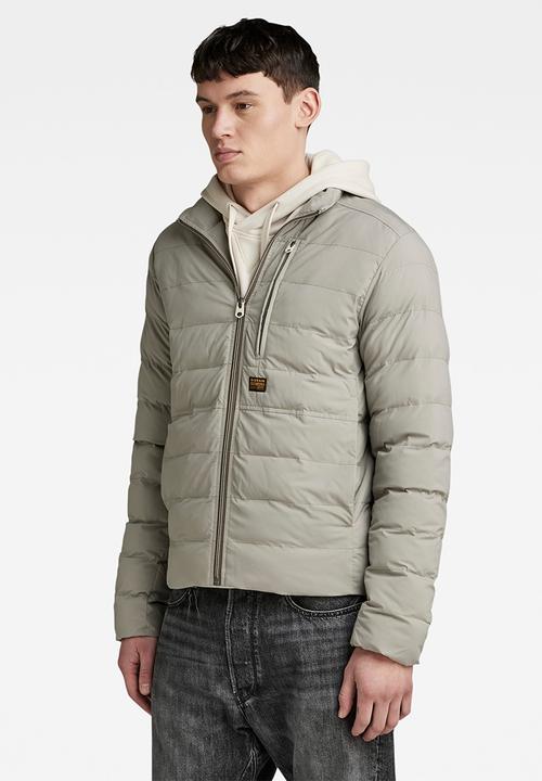 G-STAR - Foundation liner jkt zone stretch lite wr - elephant skin
