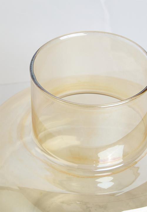 H&S - Ophelia glass vase - amber