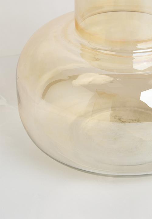 H&S - Ophelia glass vase - amber