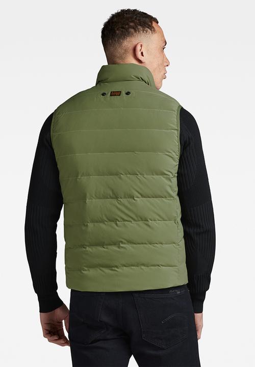 G-STAR - Foundation liner vest zone stretch lite wr  - sage