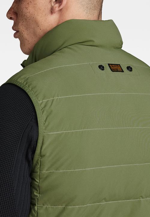 G-STAR - Foundation liner vest zone stretch lite wr  - sage