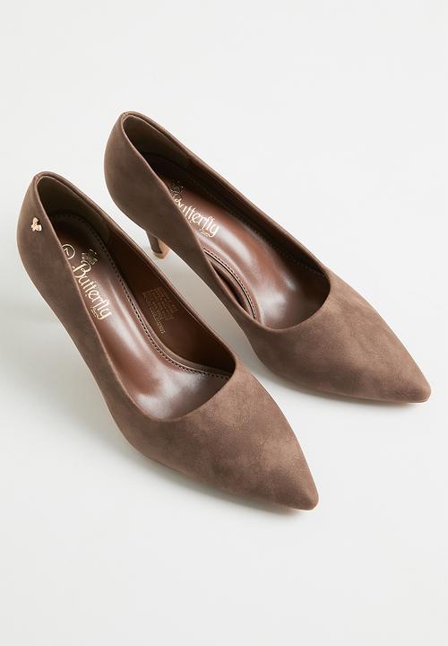 Butterfly Feet - Liorah 2 court - chocolate