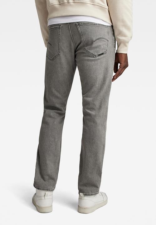 G-STAR - Mosa straight saigon black stretch denim r - faded moonstone