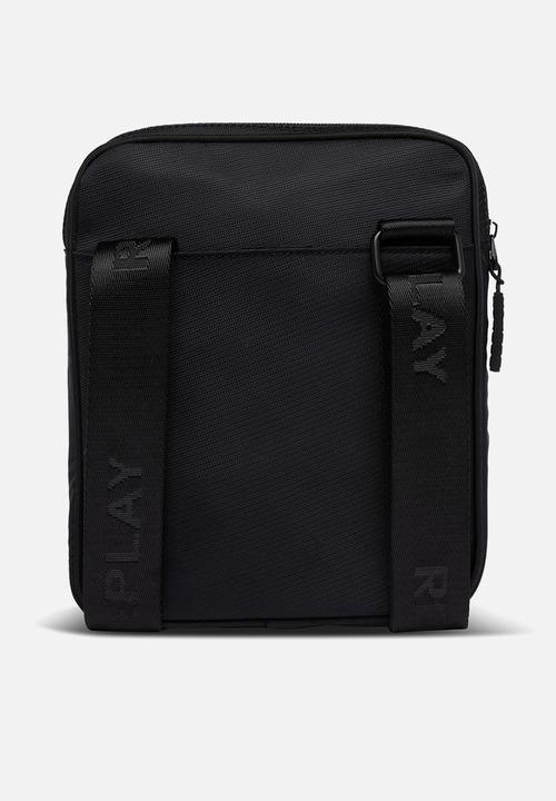 Replay - Micro bag in textured recycled poly - black