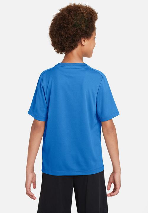 Nike - B nk df multi ss top - lt photo blue/white