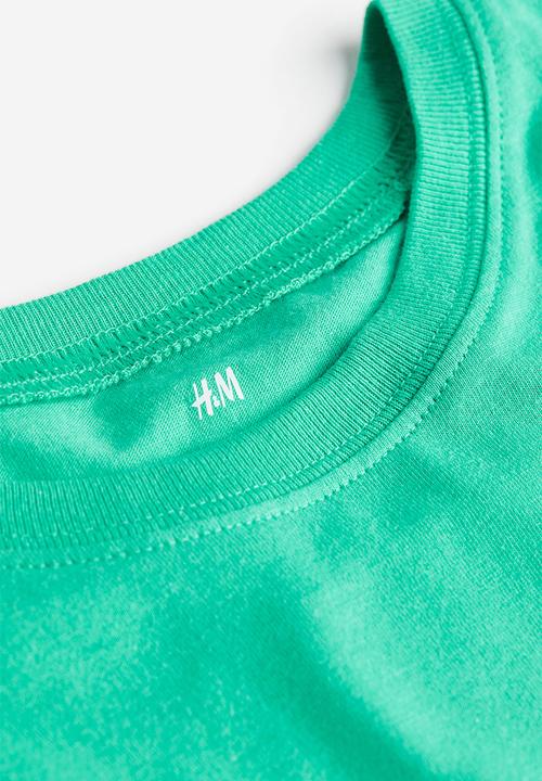 H&M - Printed jersey t-shirt - green