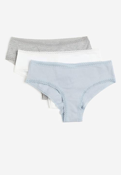 H&M - 3-pack hipster briefs - multi